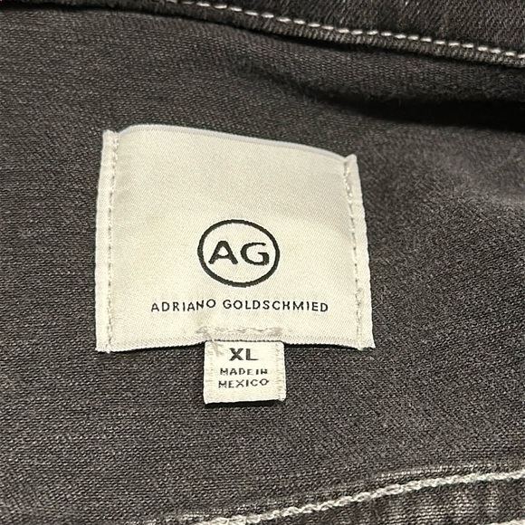 AG Black Denim Jacket - Picture 1 of 6